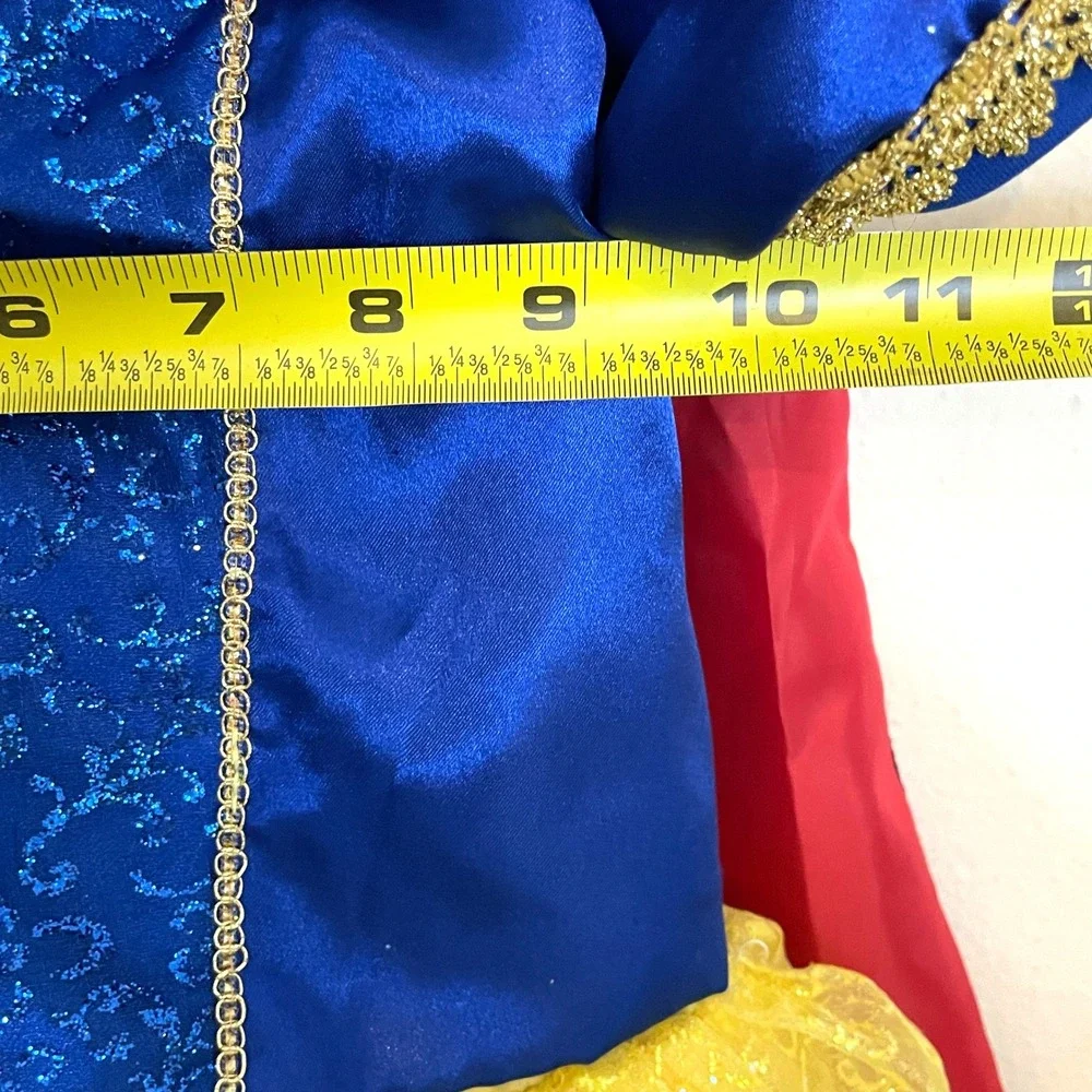 Official Disney Parks Snow White Princess Costume Dress Girls Size 6 Cape